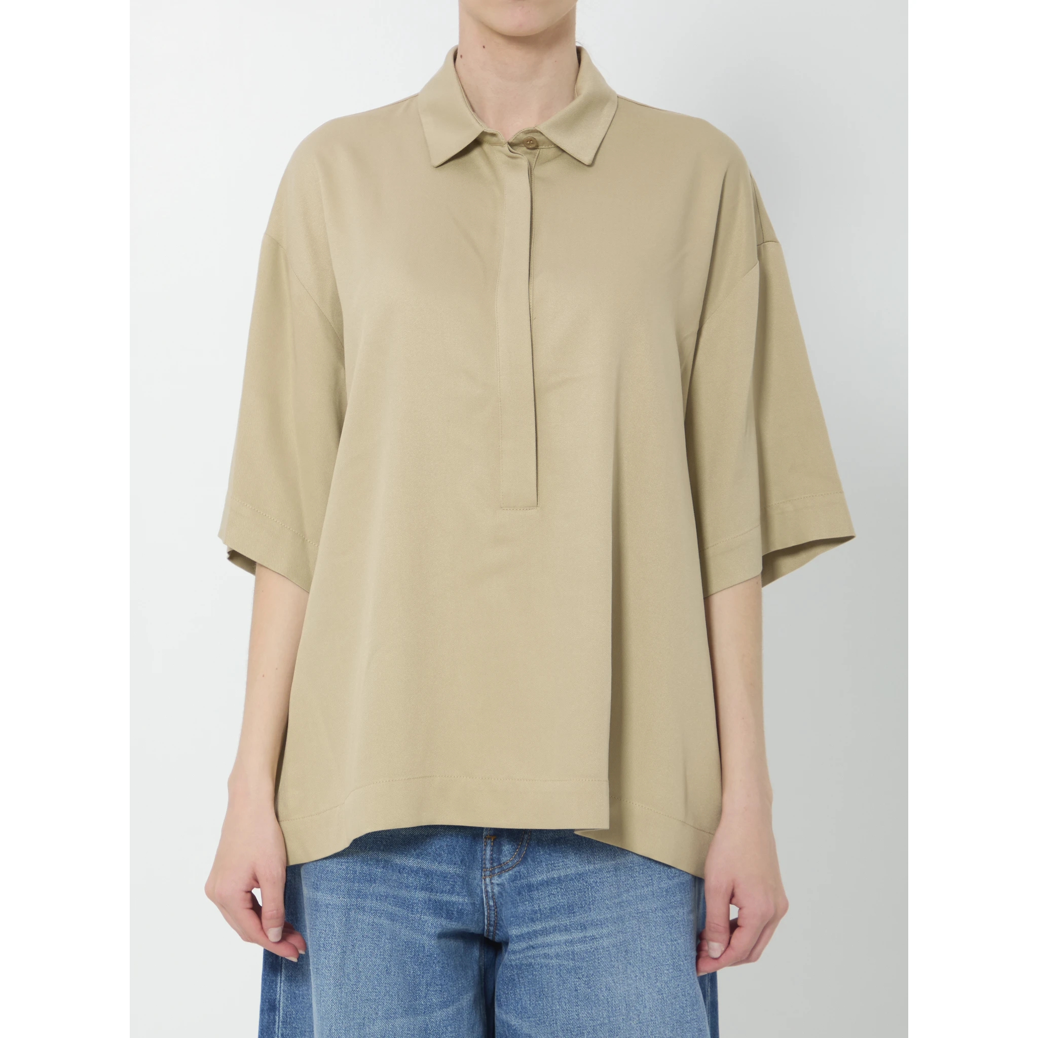 Eda fluid polo shirt
