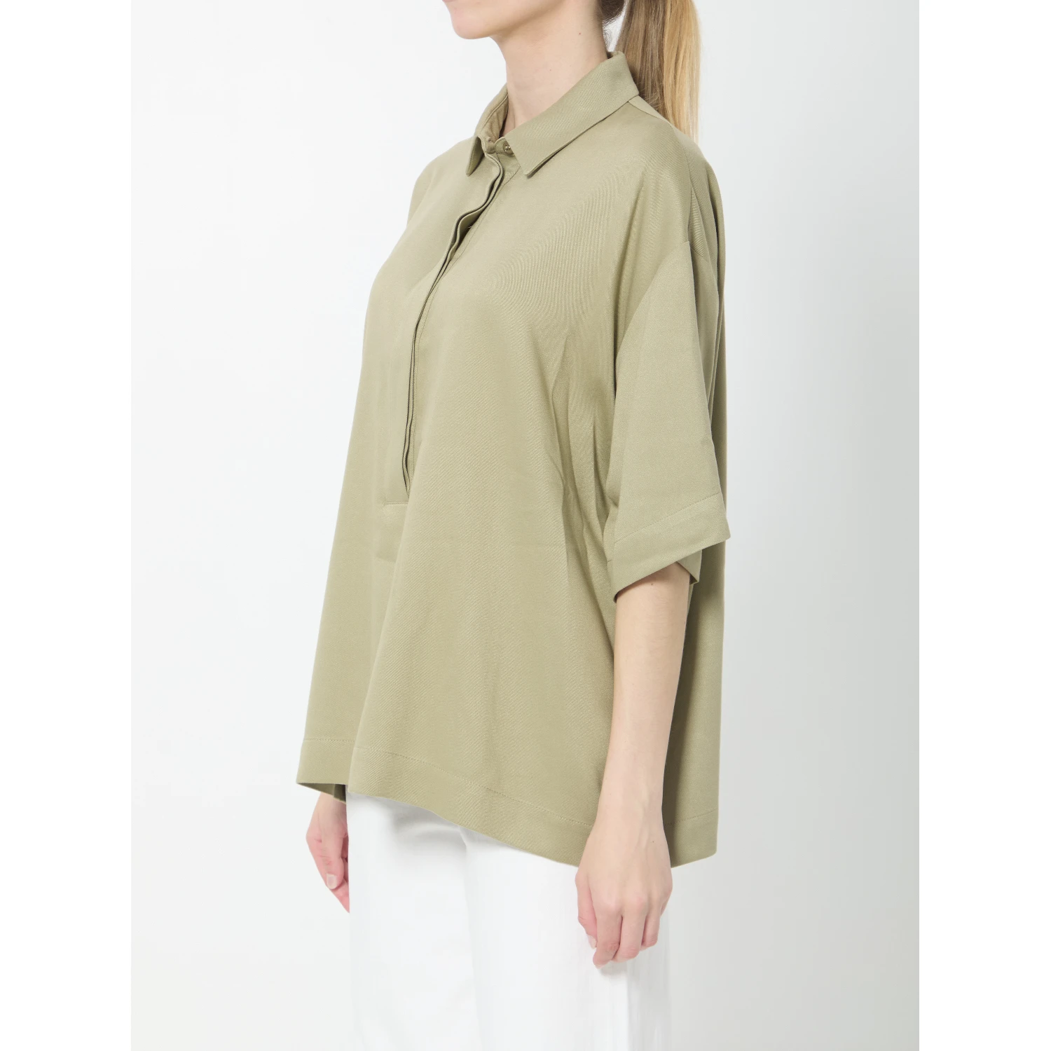 Eda fluid polo shirt