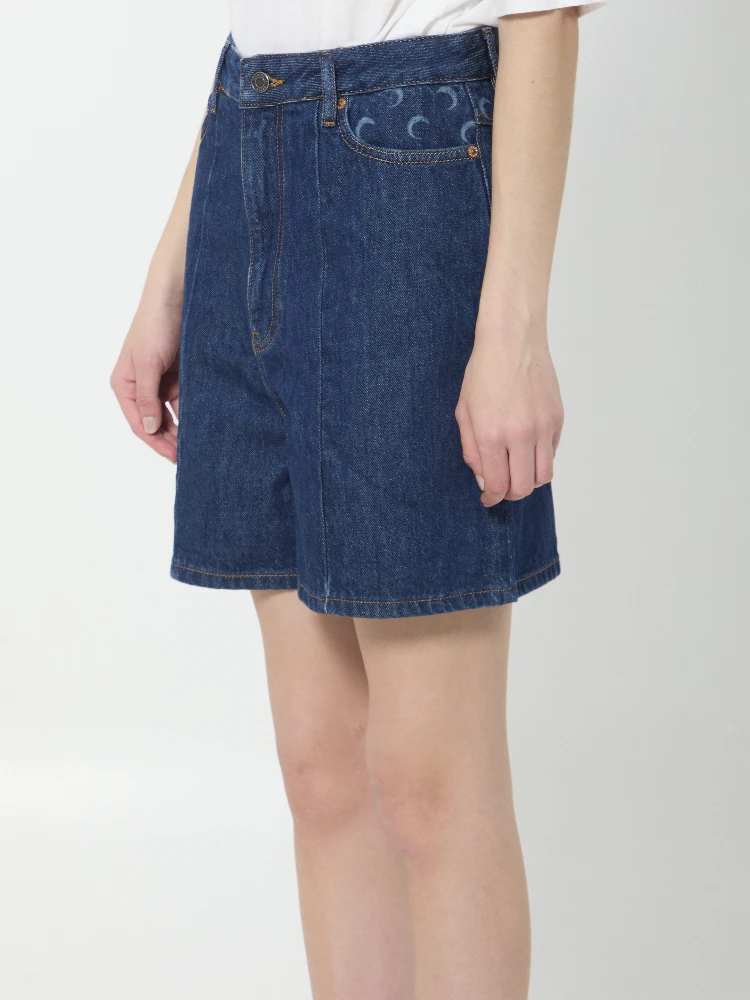 Midnight denim shorts alternative