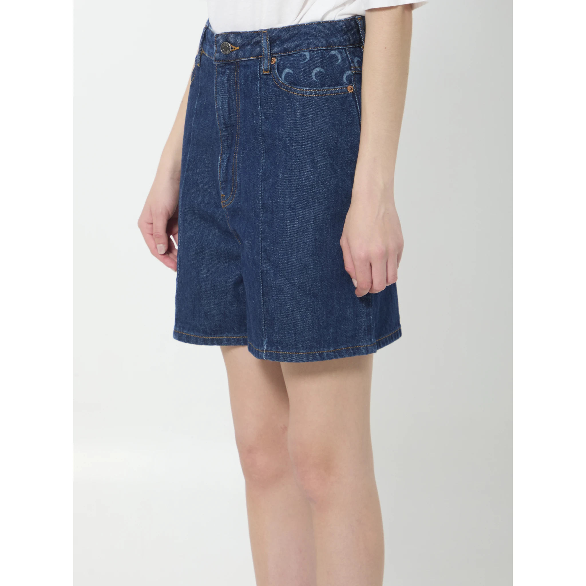 Midnight denim shorts