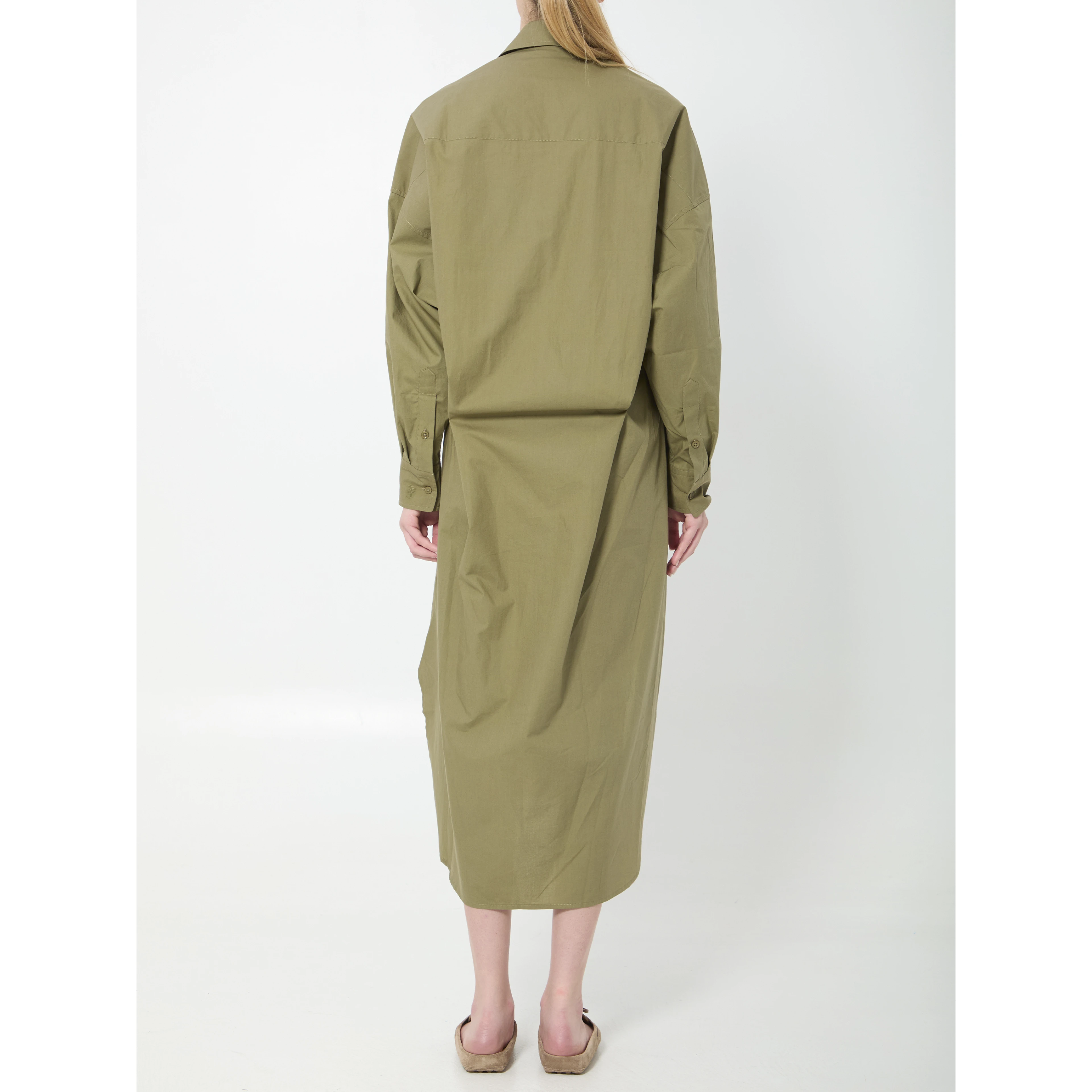 Bloom organic cotton shirt dress