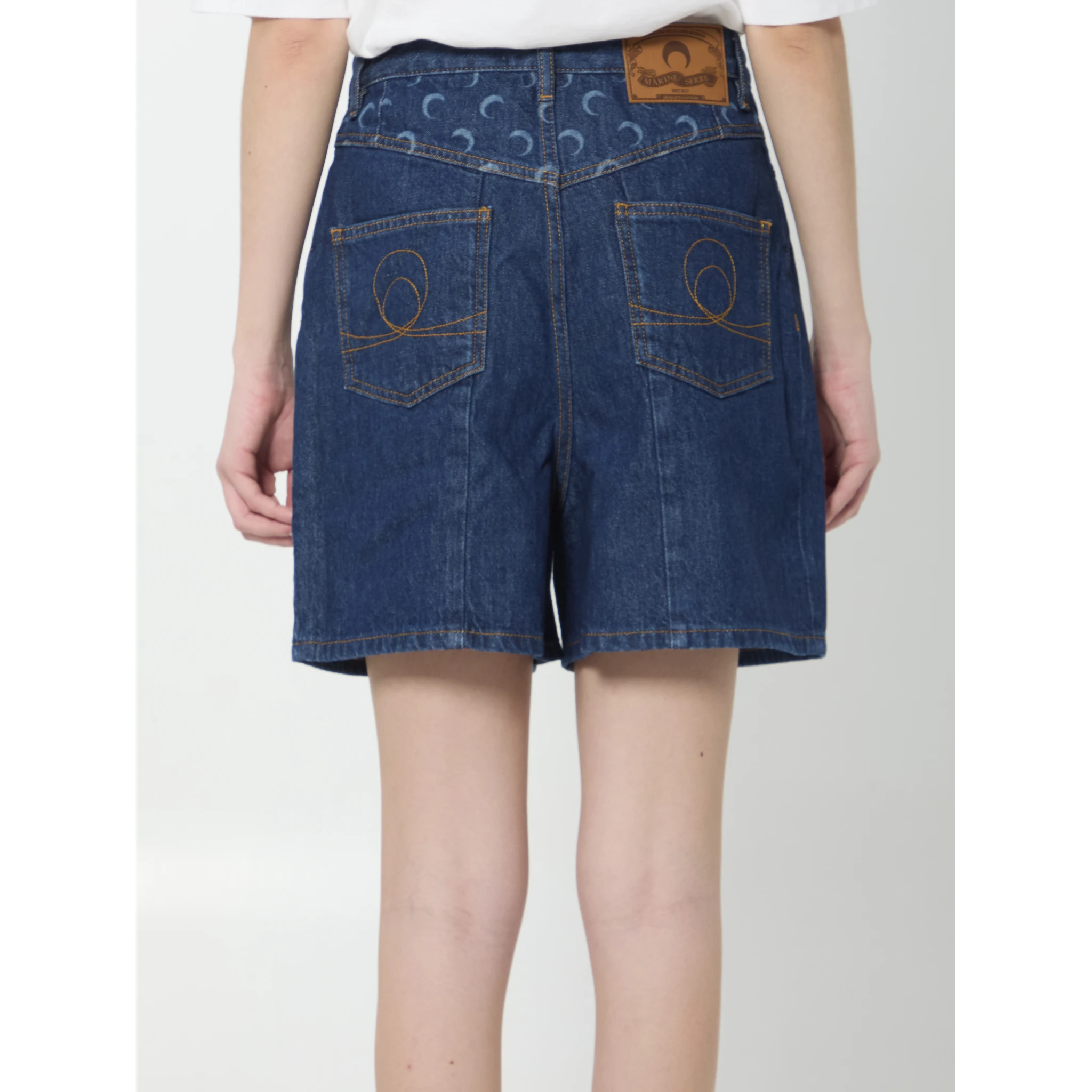 Midnight denim shorts