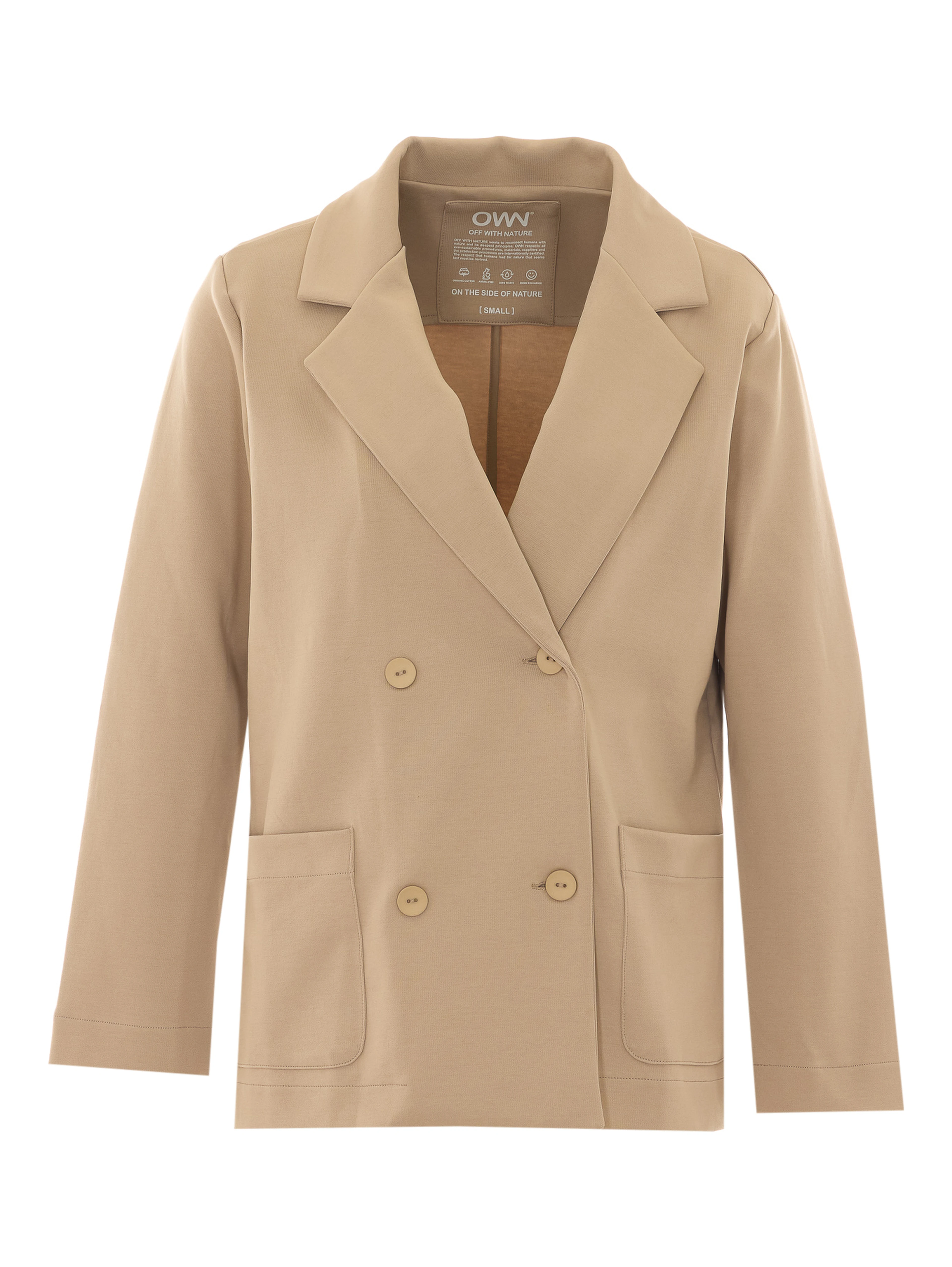 OWN - OFF WITH NATURE Jackets Beige