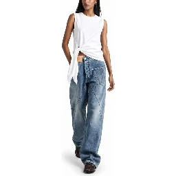 JEANS CON PATCH LOGO