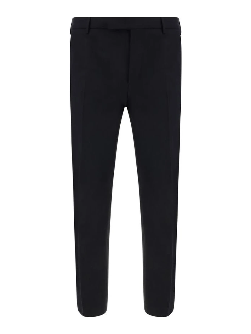 Black Elastane Dress Pants