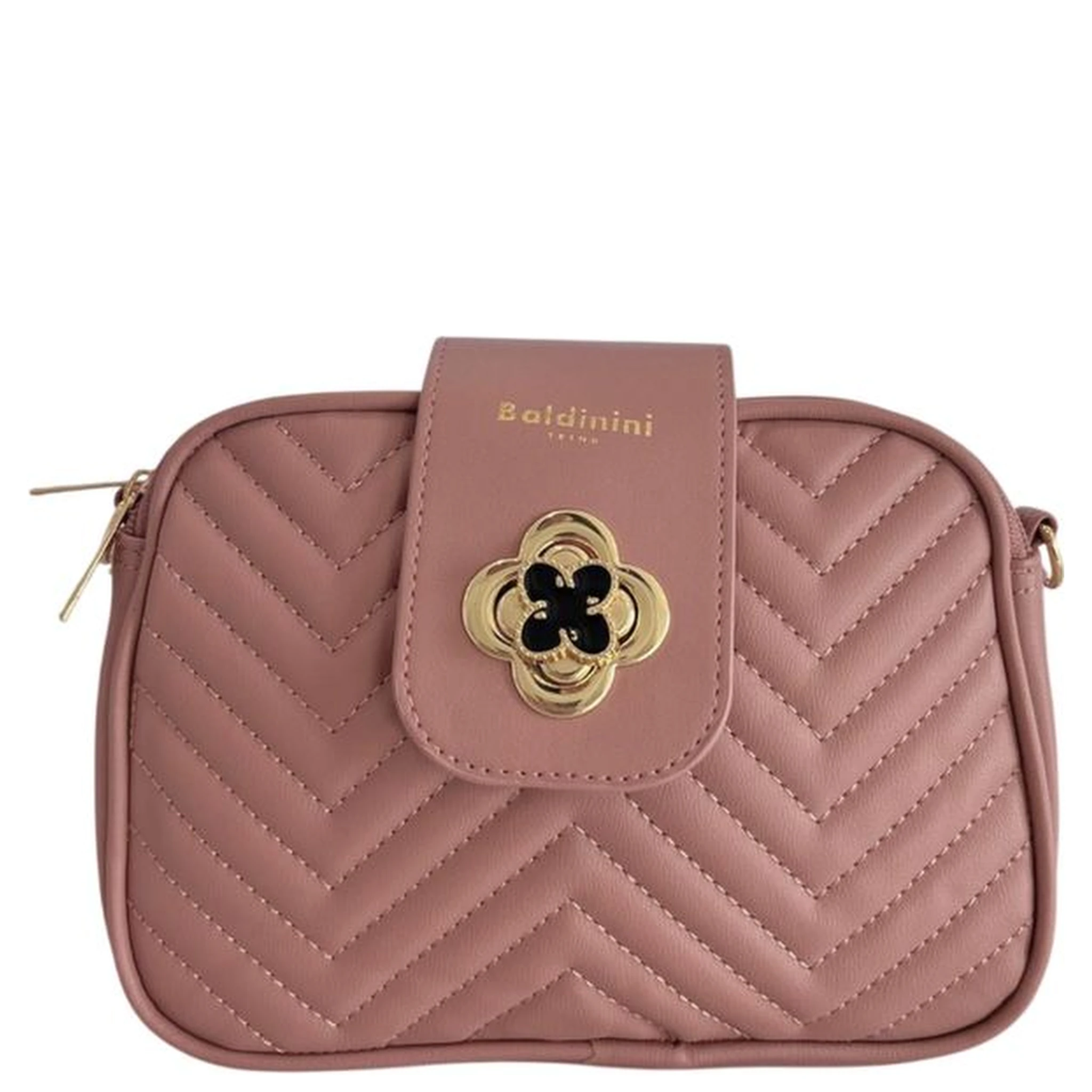 Pink PU Women Crossbody Bag