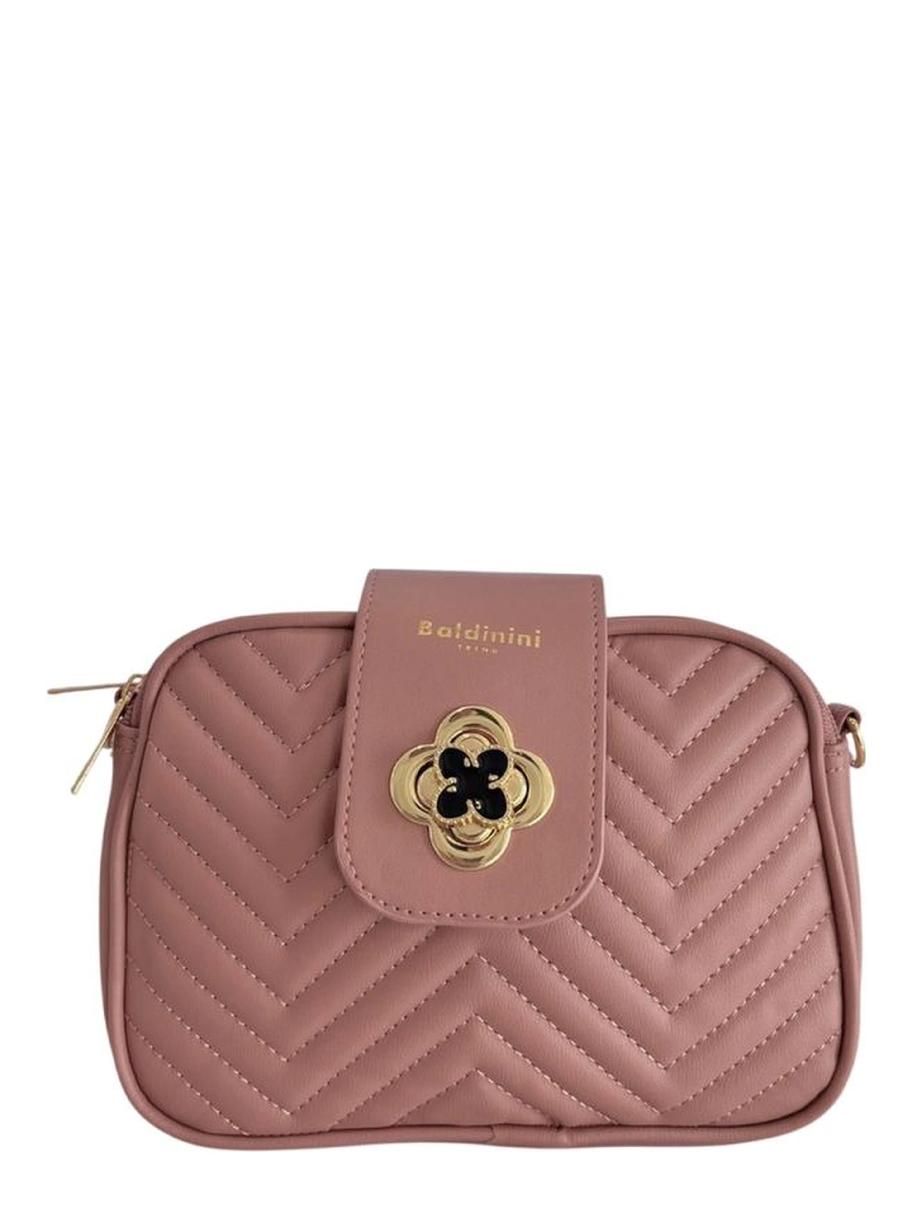 Pink PU Women Crossbody Bag