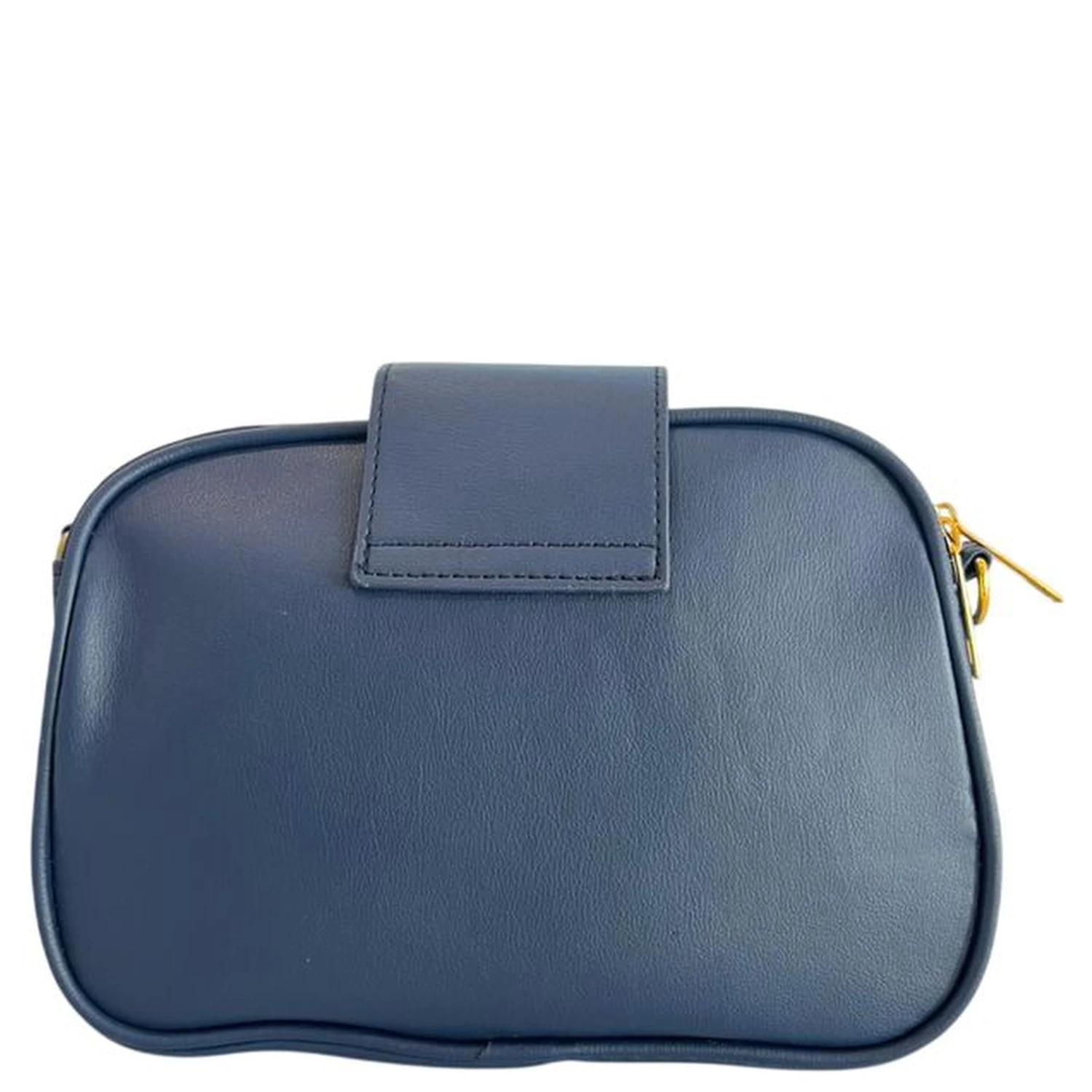 Blue PU Women Crossbody Bag
