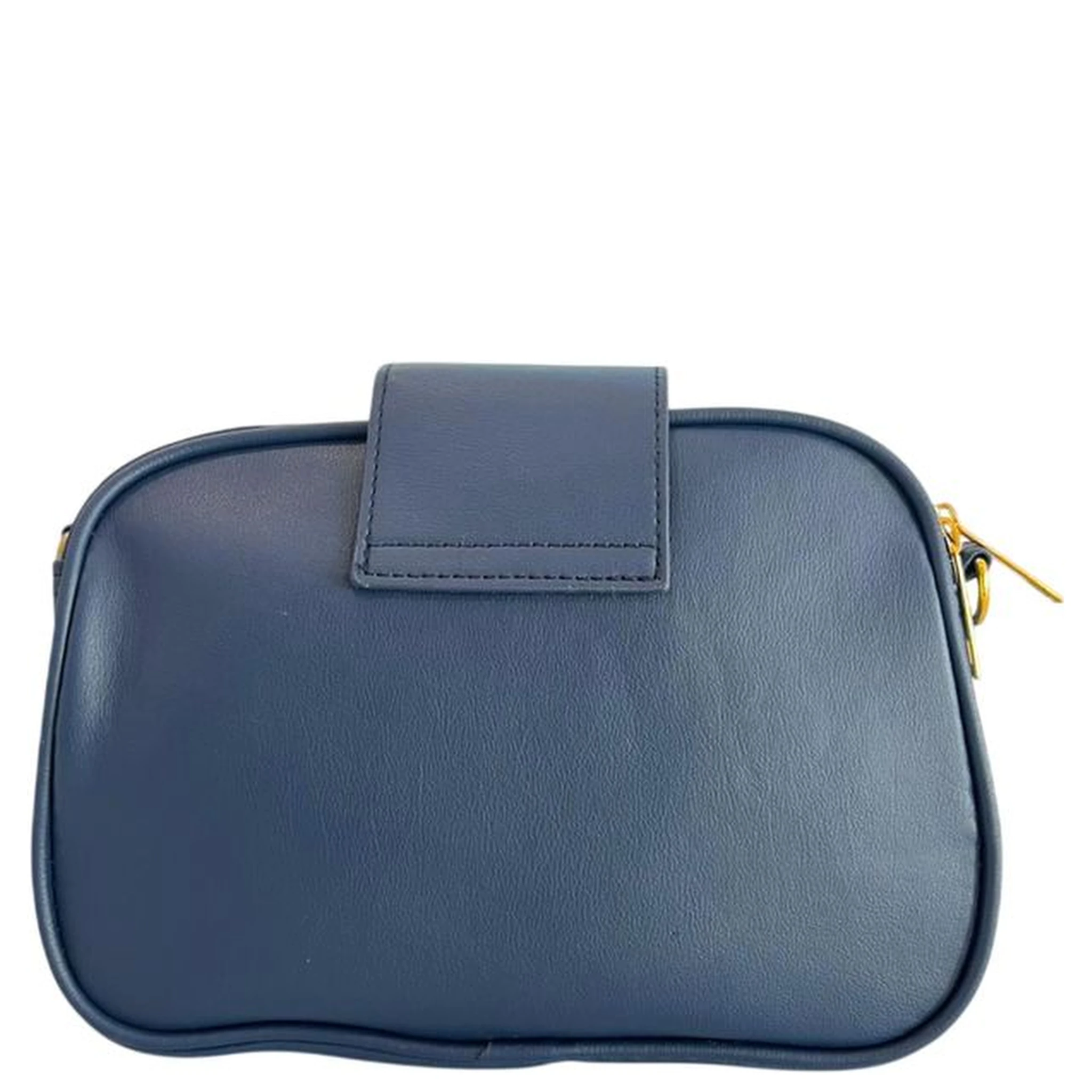 Blue PU Women Crossbody Bag