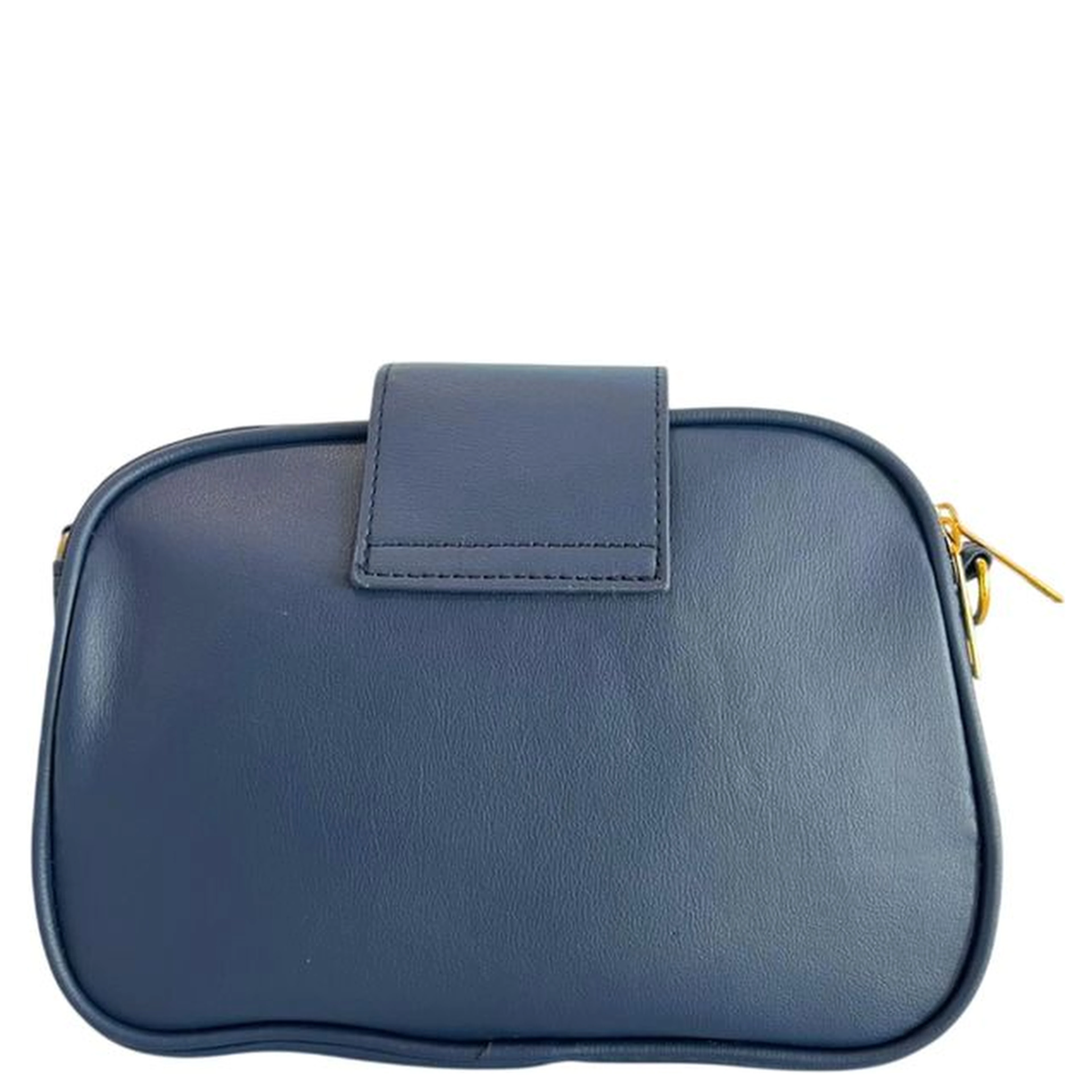 Blue PU Women Crossbody Bag