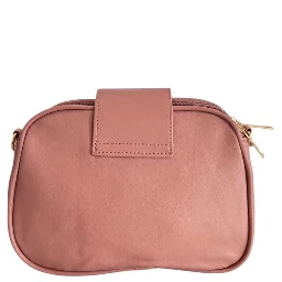 Pink PU Women Crossbody Bag