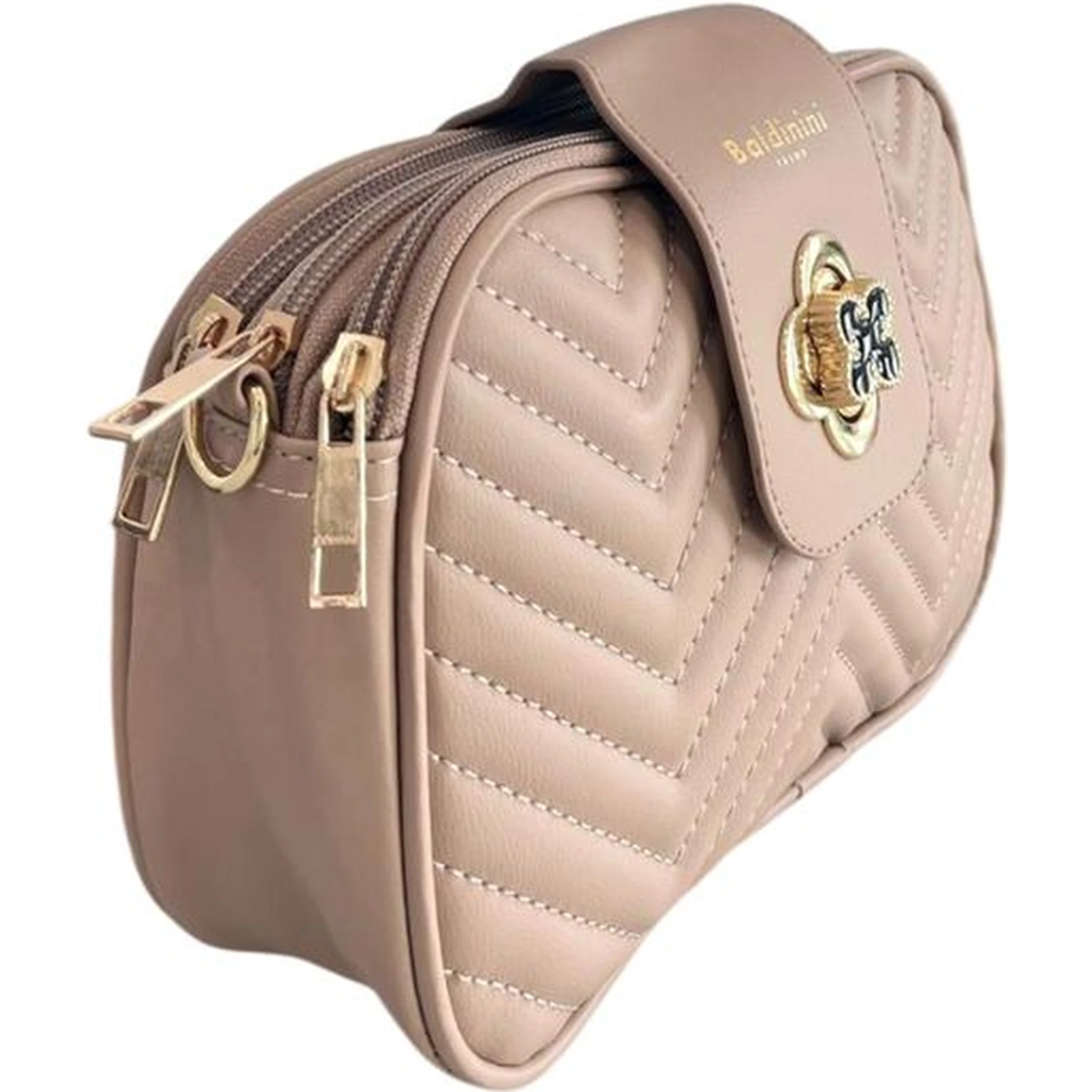 Beige PU Women Crossbody