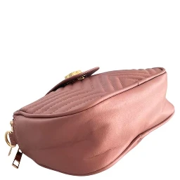 Pink PU Women Crossbody Bag