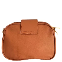 Brown PU Women Crossbody Bag