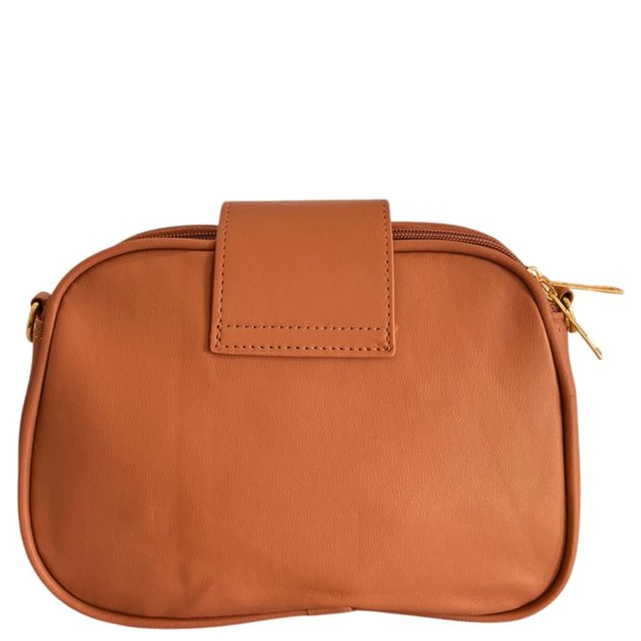 Brown PU Women Crossbody Bag