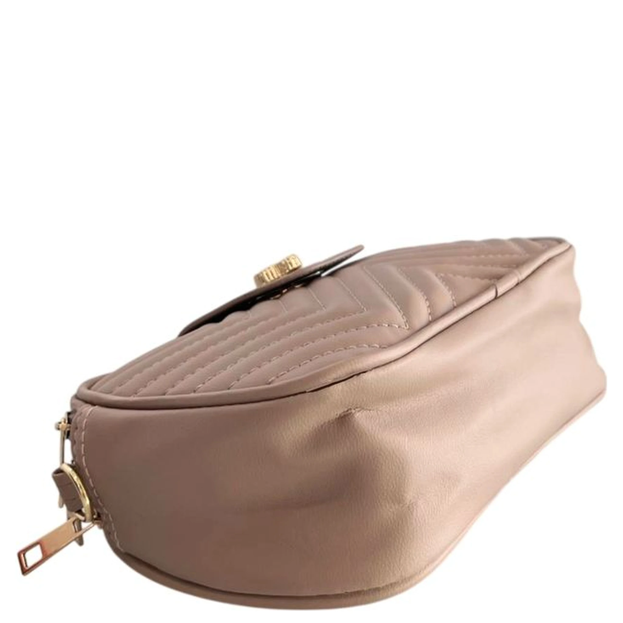 Beige PU Women Crossbody