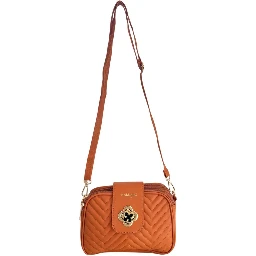 Brown PU Women Crossbody Bag