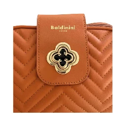 Brown PU Women Crossbody Bag