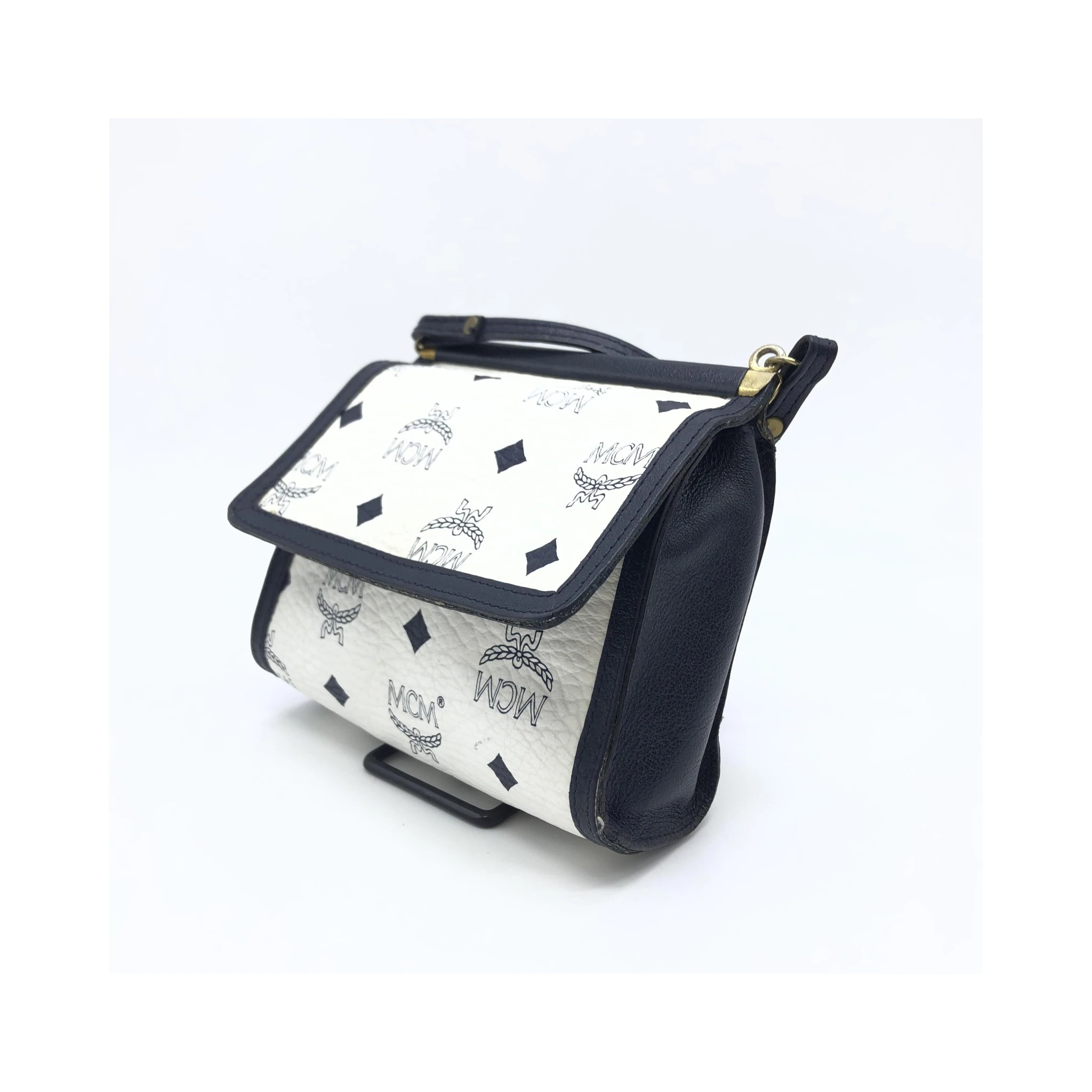 Mini Crossbody Bag White Visetos
