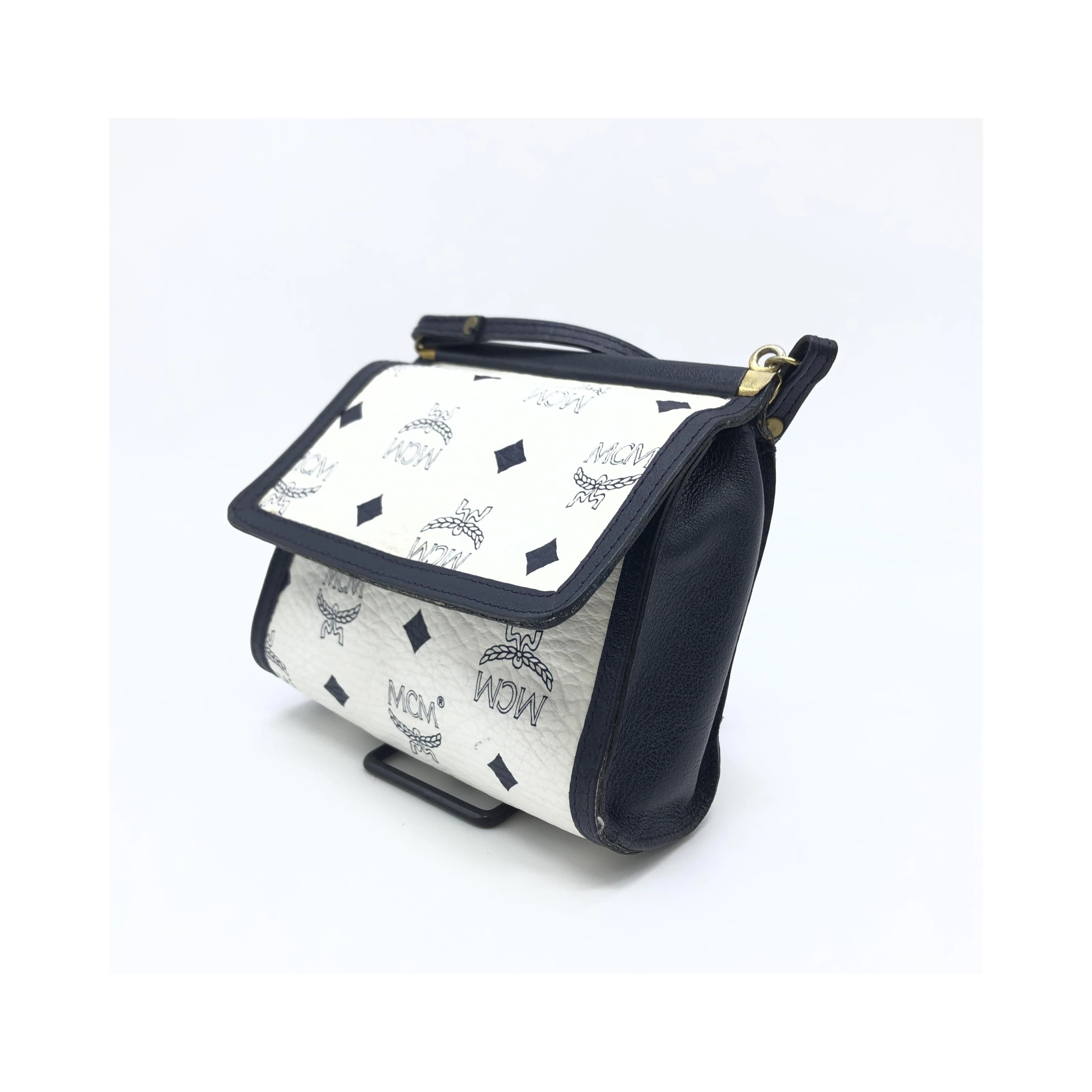 Mini Crossbody Bag White Visetos