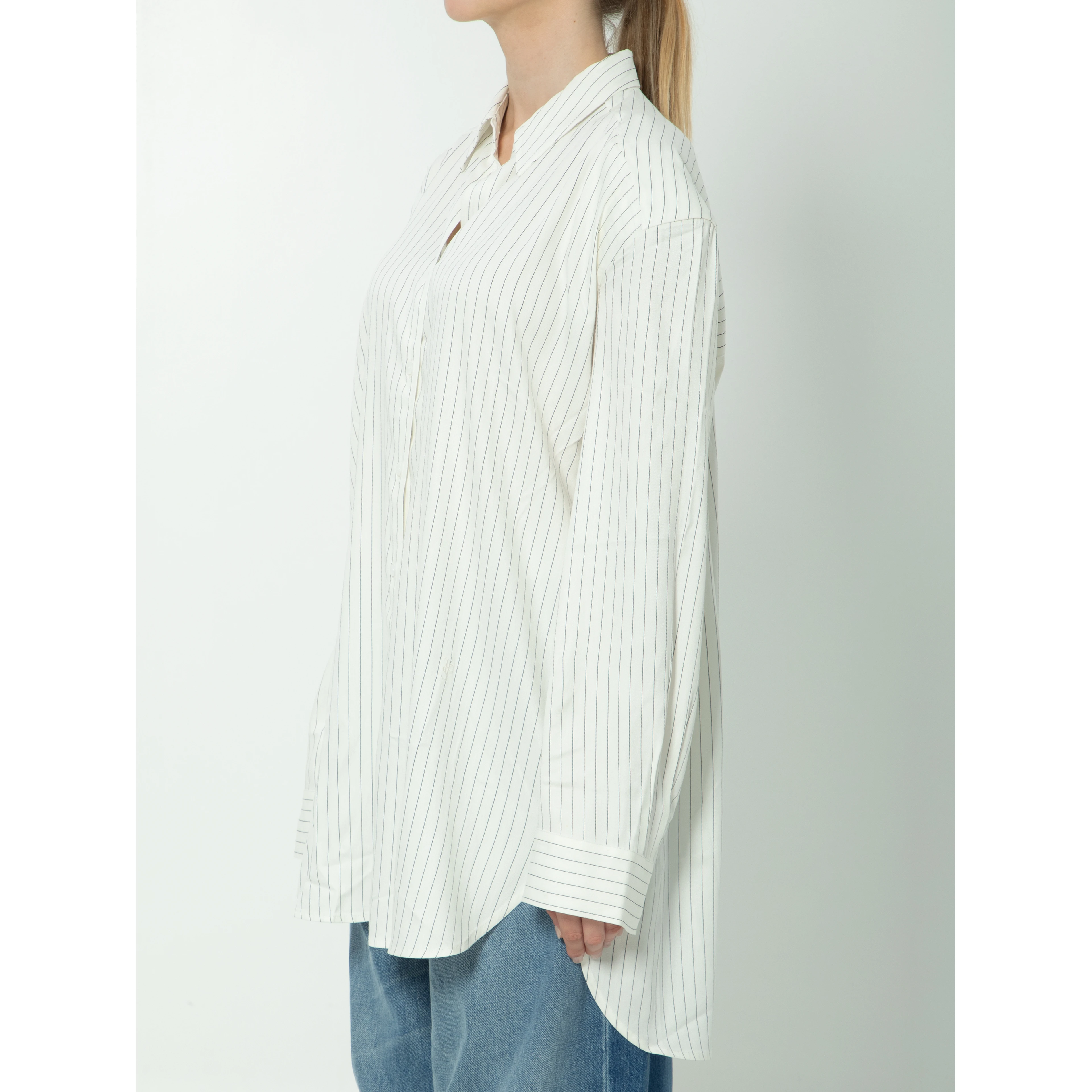 Oana fluid button-up shirt