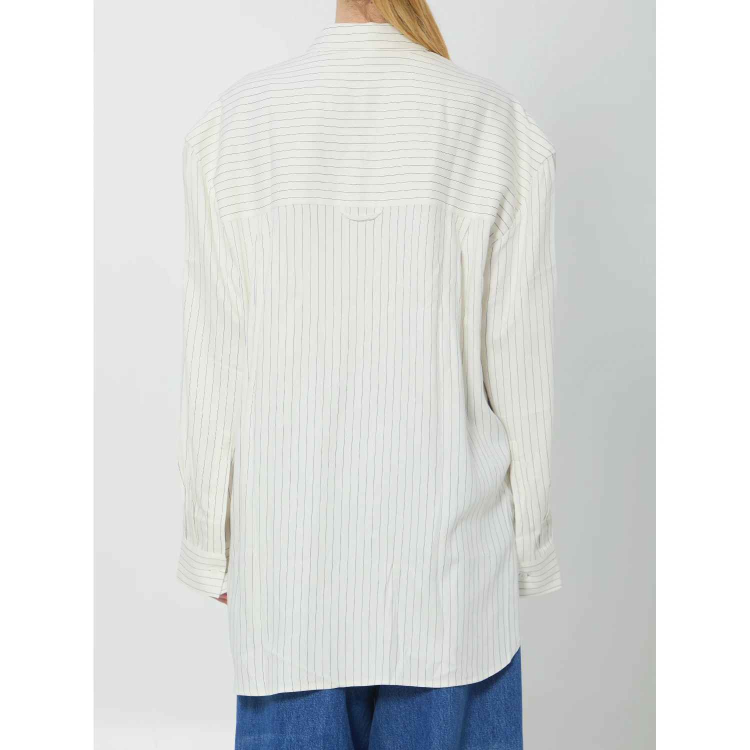 Oana fluid button-up shirt