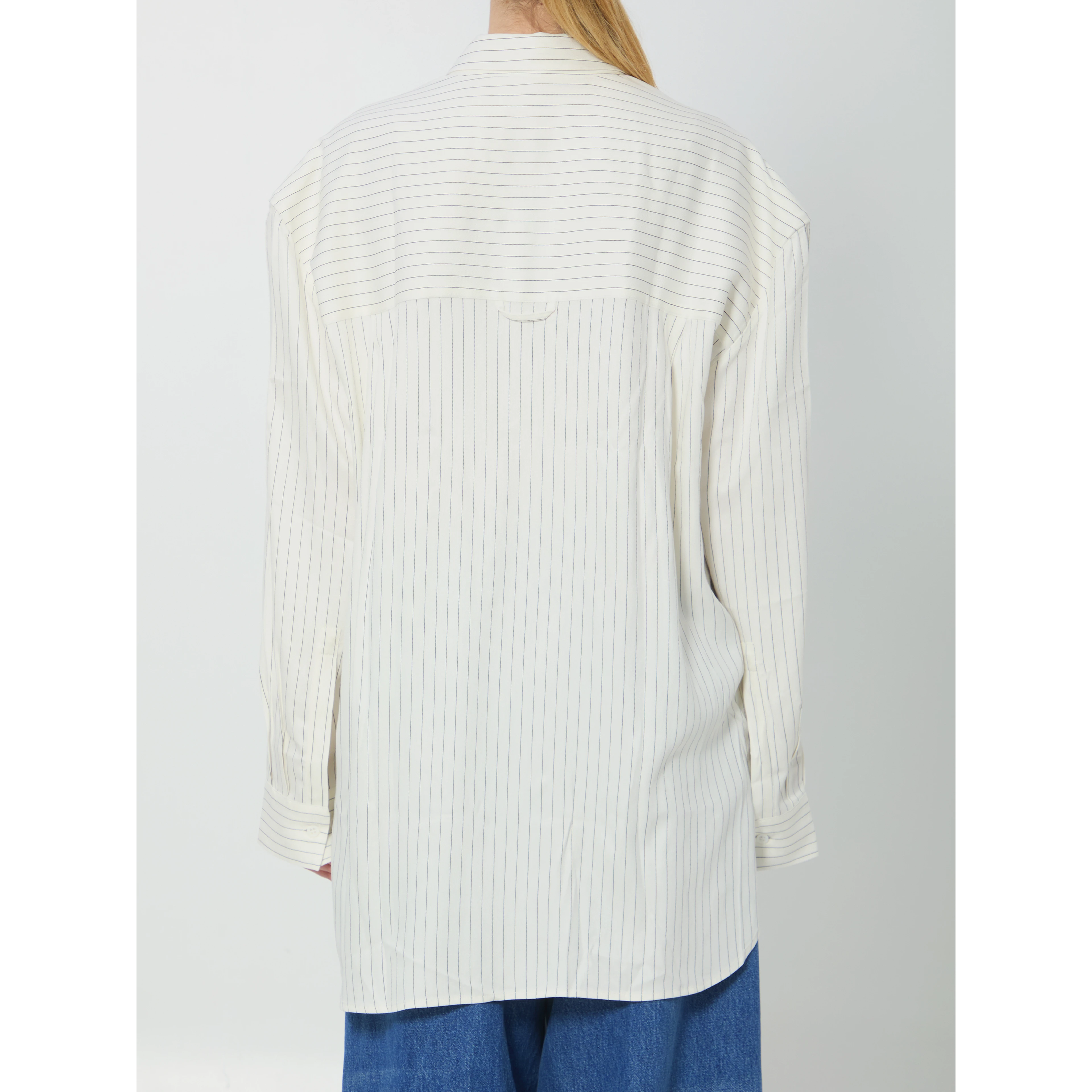 Oana fluid button-up shirt