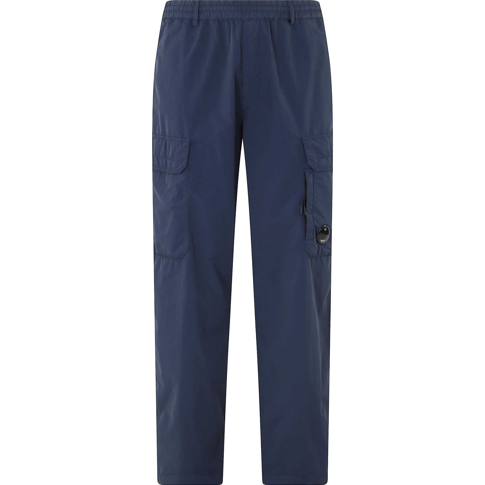 FLATT NYLON LOOSE CARGO LENS PANTS