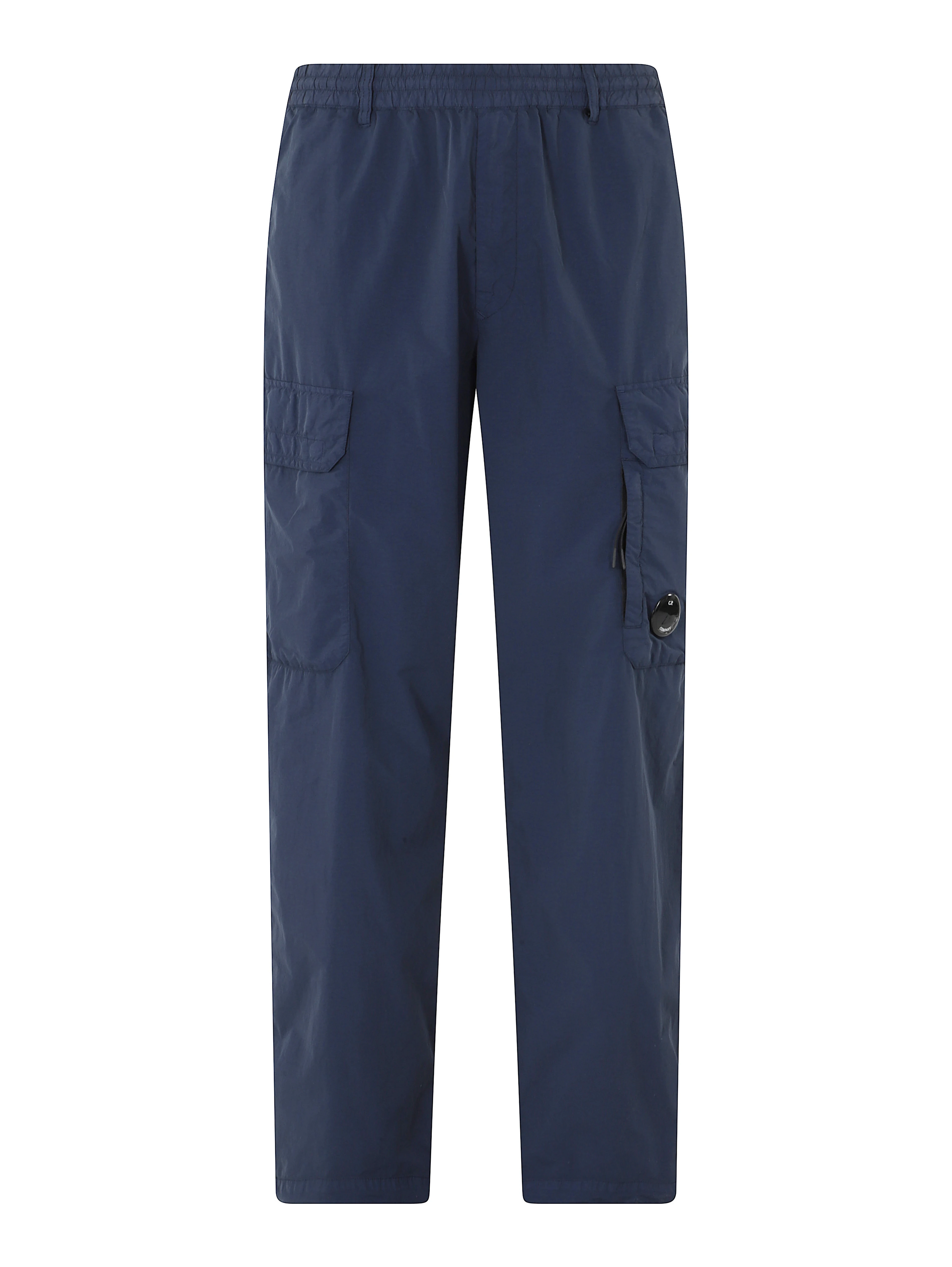 FLATT NYLON LOOSE CARGO LENS PANTS