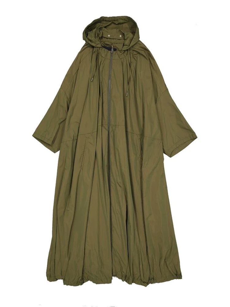 Bicolor Polyester Coat