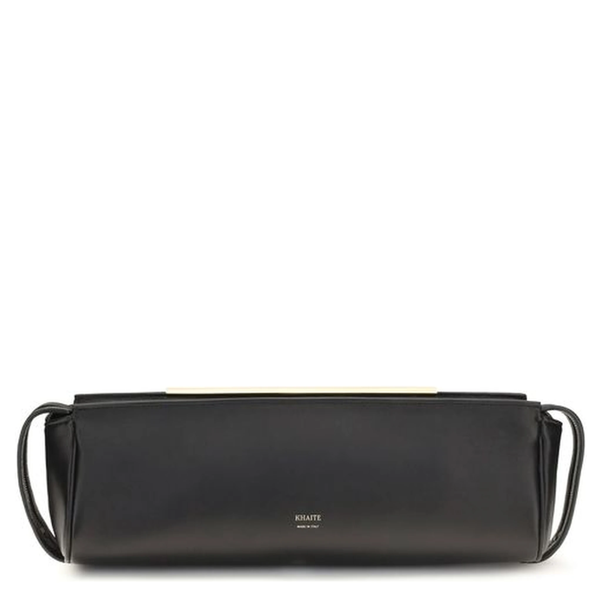 Black Calf Leather Bos Taurus Clutch Bag