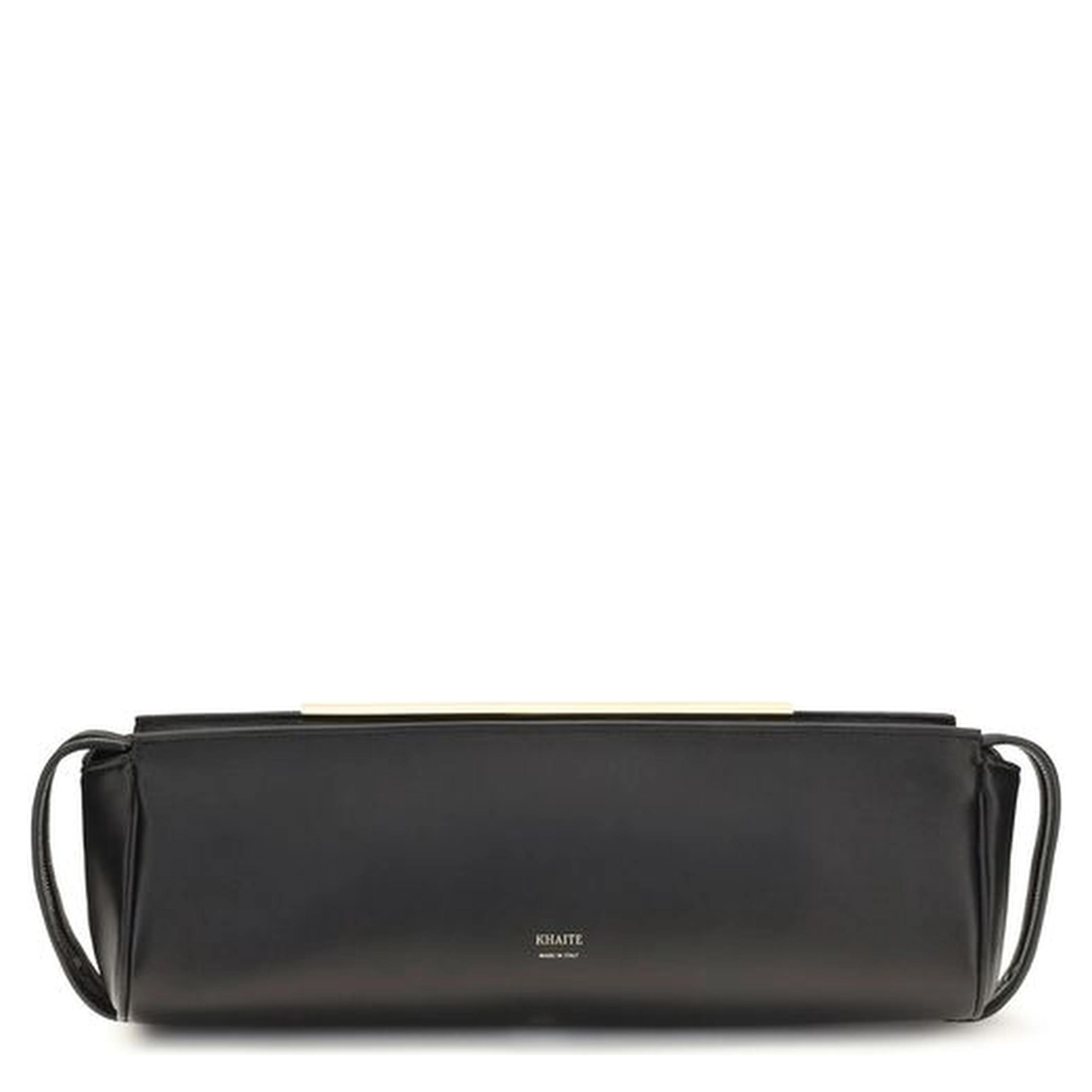 Black Calf Leather Bos Taurus Clutch Bag
