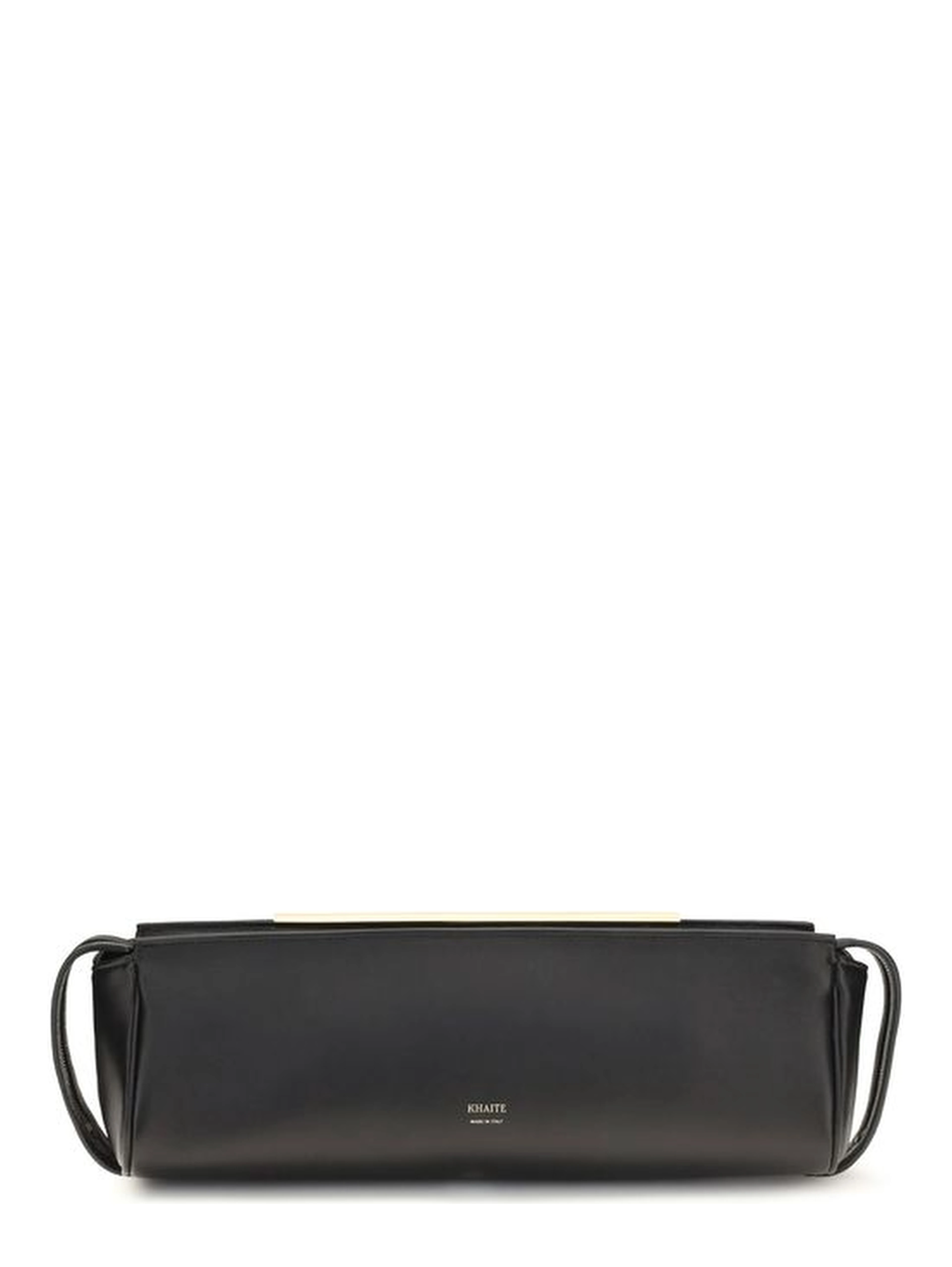 Black Calf Leather Bos Taurus Clutch Bag