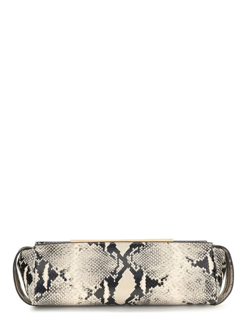 Multicolor Calf Leather Bos Taurus Clutch Bag