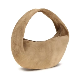Beige Calf Leather Bos Taurus Shoulder Bag