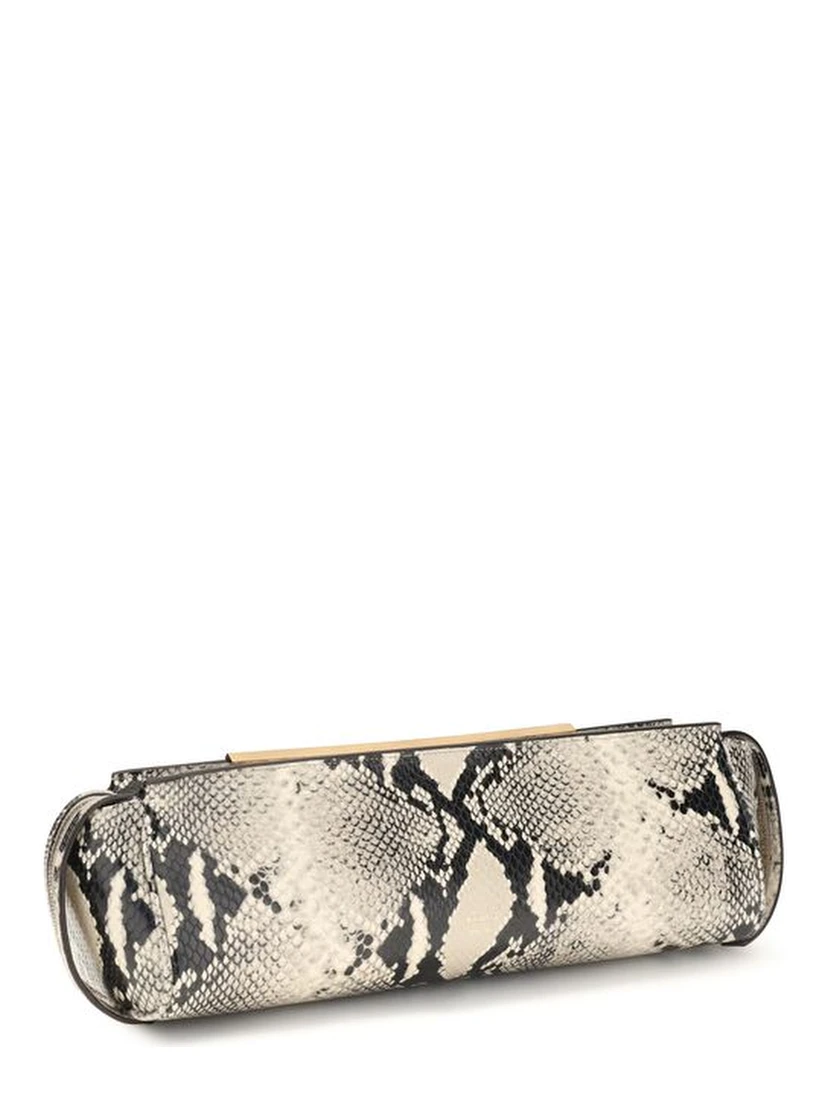 Multicolor Calf Leather Bos Taurus Clutch Bag