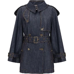 Blue Cotton Coat