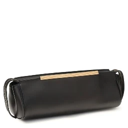 Black Calf Leather Bos Taurus Clutch Bag