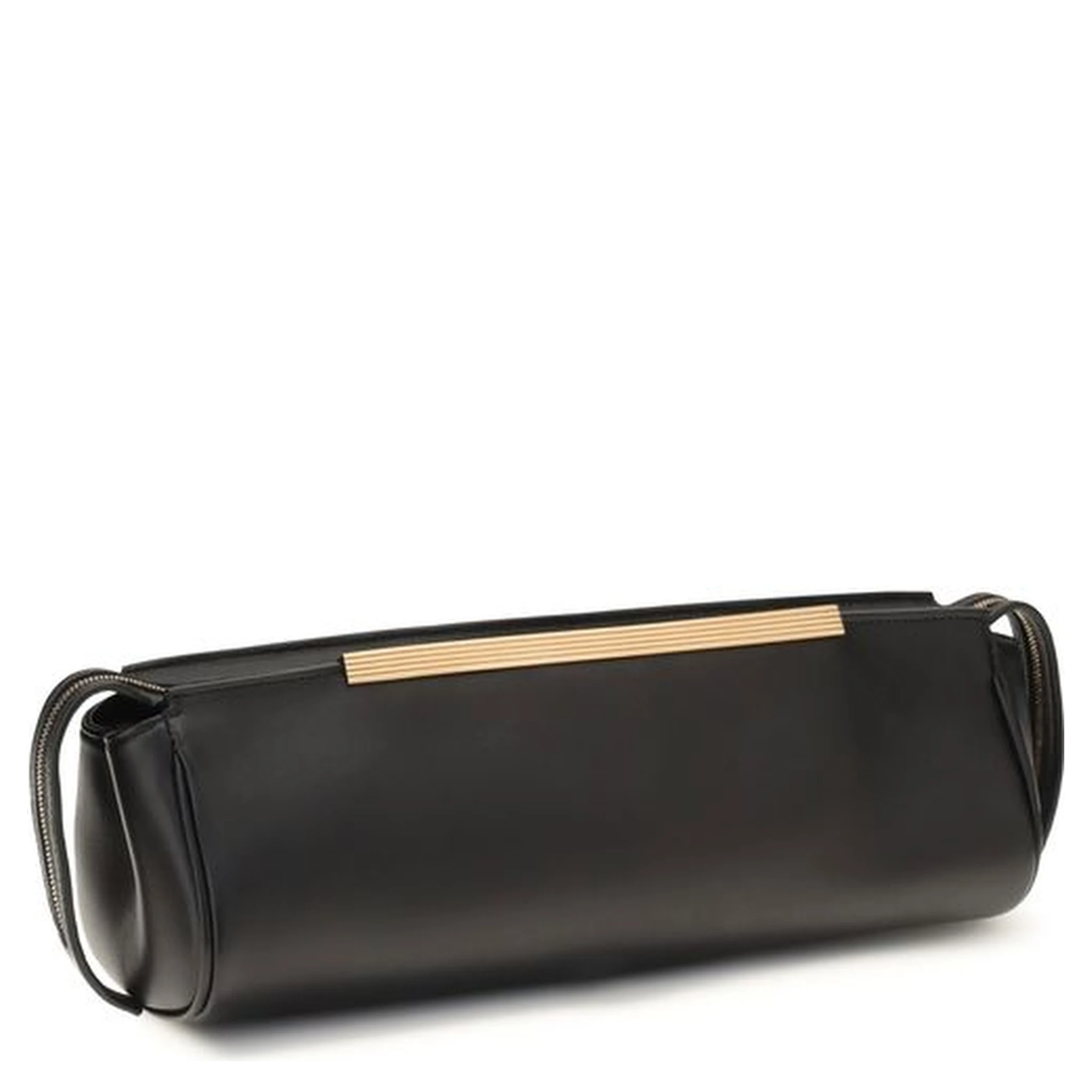 Black Calf Leather Bos Taurus Clutch Bag