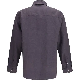 Gray Linen Shirt