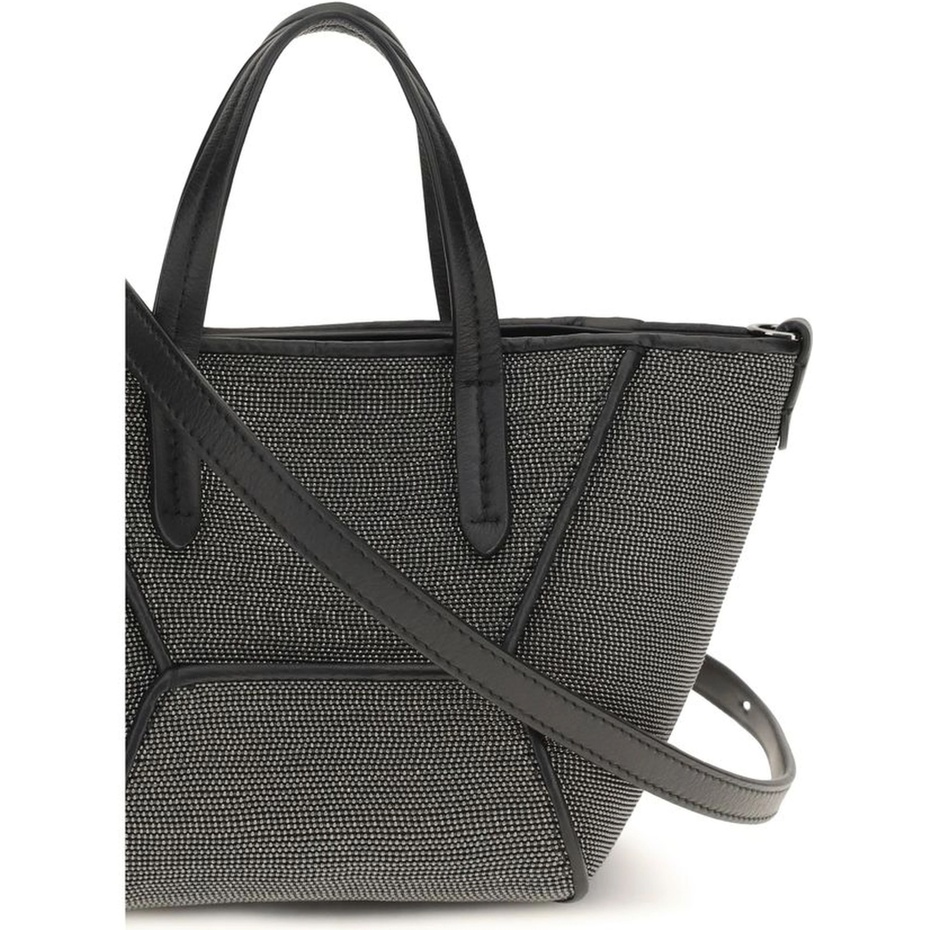 Black Calf Leather Bos Taurus Shoulder Bag