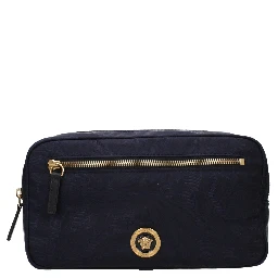 Blue Fabric Backpack