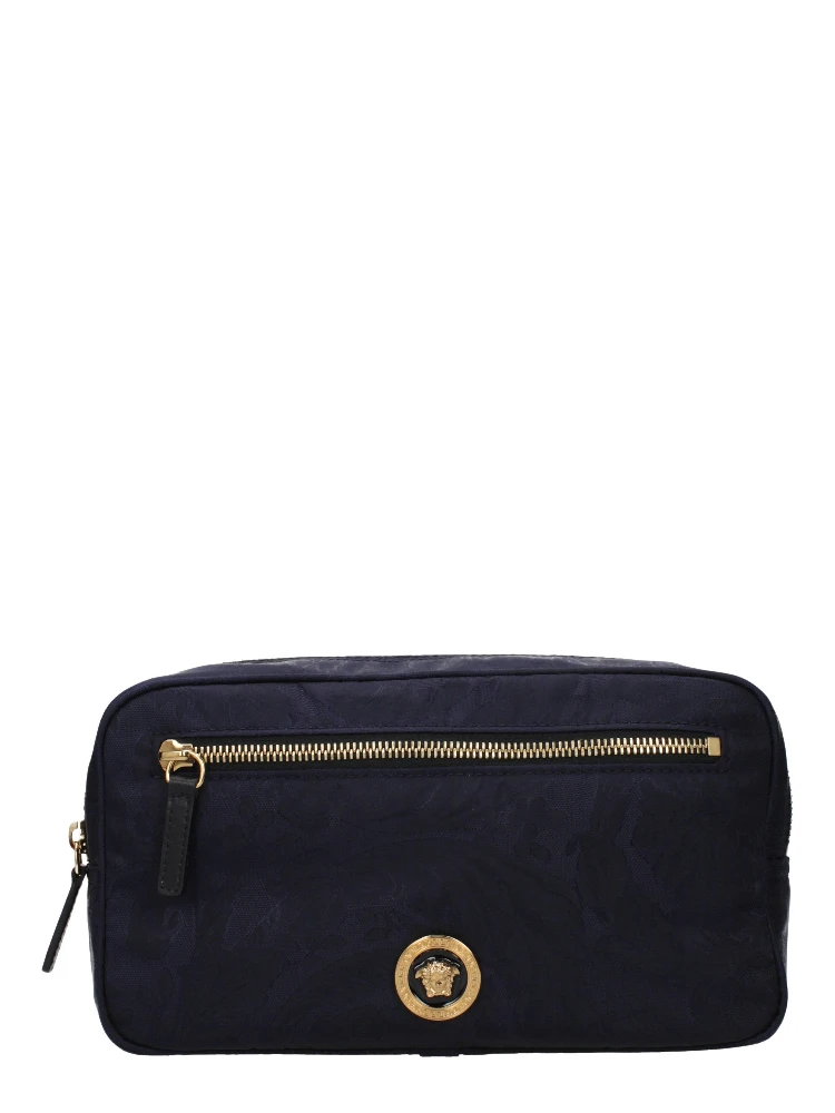 Blue Fabric Backpack