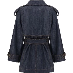 Blue Cotton Coat