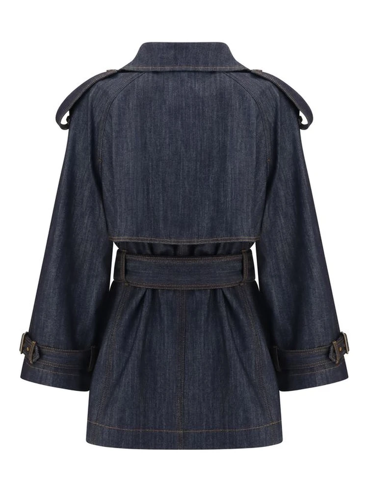 Blue Cotton Coat alternative