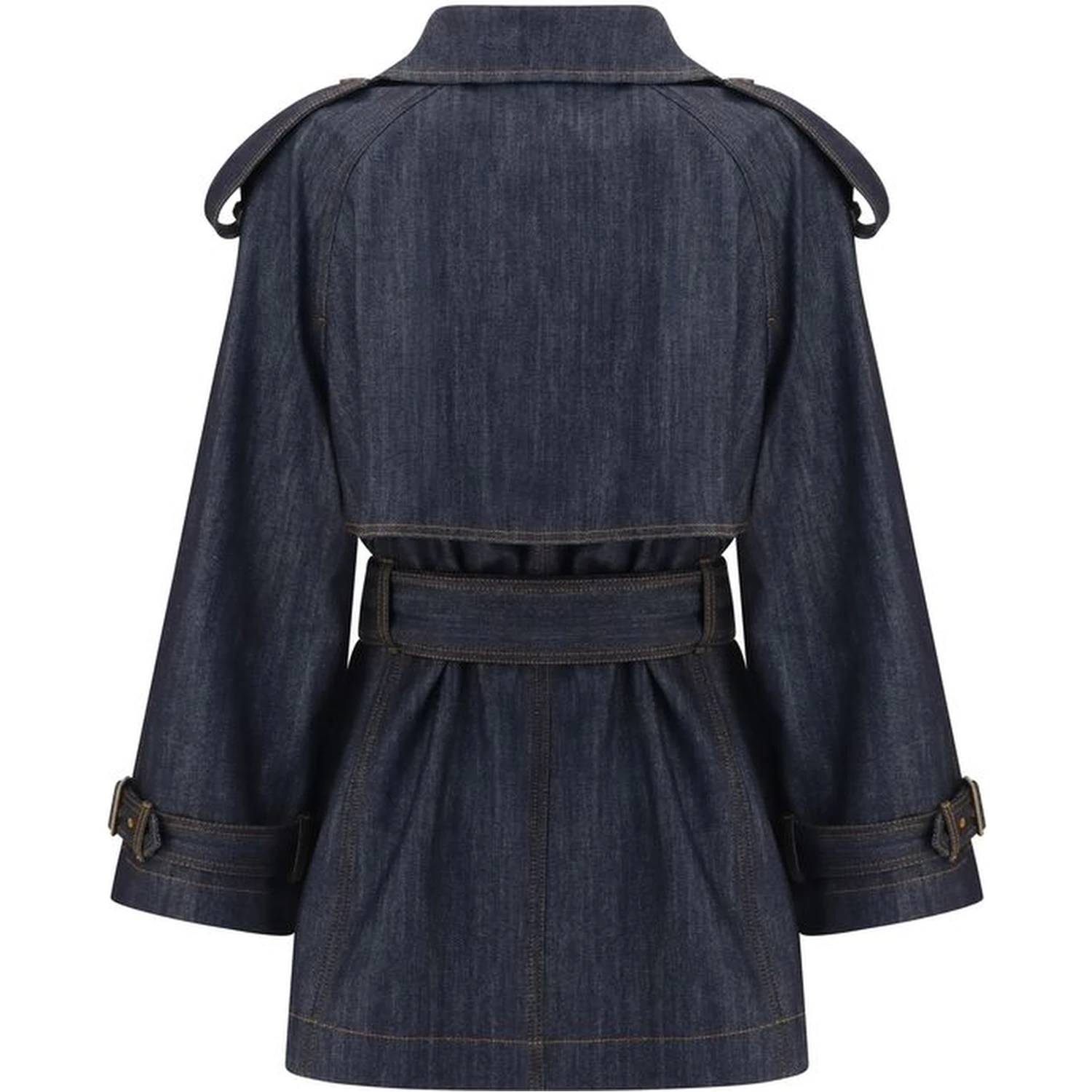 Blue Cotton Coat