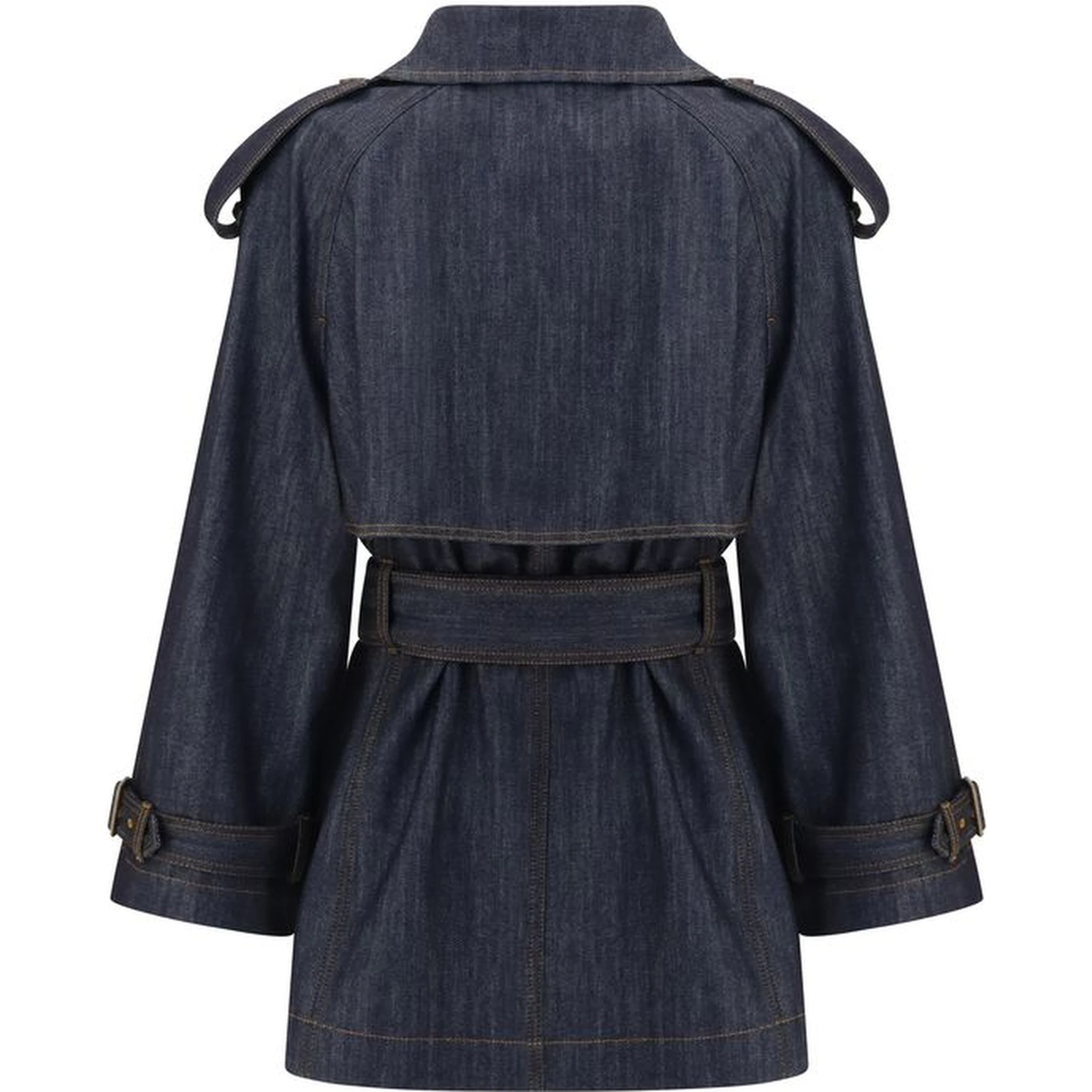 Blue Cotton Coat