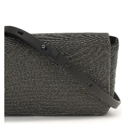 Black Leather Shoulder Bag
