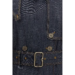 Blue Cotton Coat