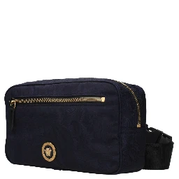 Blue Fabric Backpack